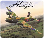 Aviation Mouse Pad - WW II Handley Page Halifax Bomber